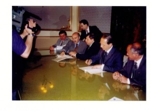 Firma Accordo Parchi Nazionali Argentini e Provincia di Salerno e Parco NCVD, Salerno maggio 2002